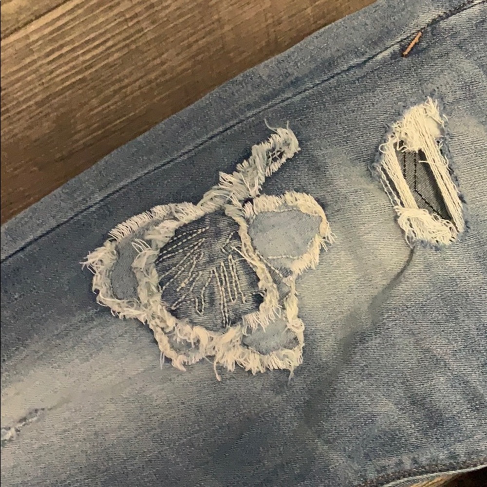 Express patchwork/distressed jeans - Picture 2 of 7